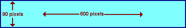 Example 600x90 pixel banner ad
